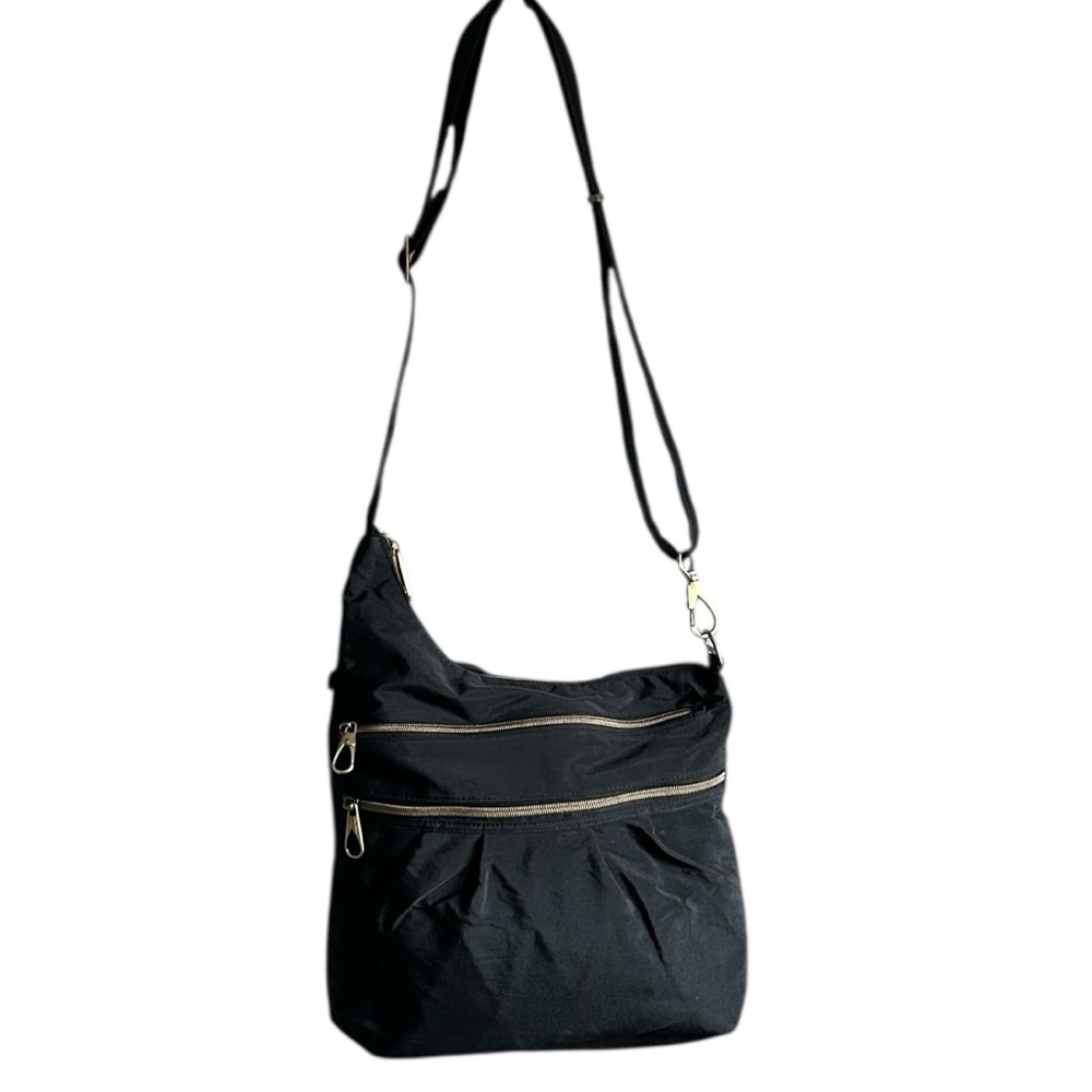 Travelon Anti-Theft Signature 3 Compartment Crossbody Bag in Black - Picture 4 of 11